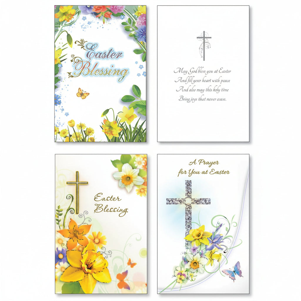 Packs of Easter Cards - Daffodils – The Shrine Shop
