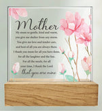 Glass Plaque, Mother / Mum