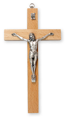 Crucifix &ndash; Pear Wood | Crosses &amp; Crucifixes | The Shrine Shop