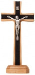 Beech Wood Standing Crucifix