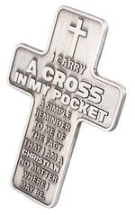 Metal Pocket Cross &ndash; Cross in My Pocket | Crosses &amp; Crucifixes | The Shrine Shop