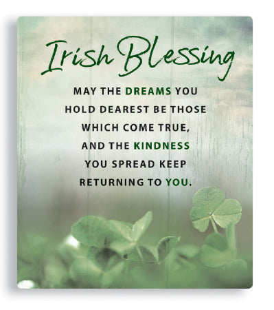 Porcelain Plaque – Irish Blessing