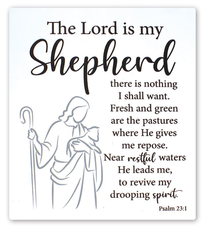 Ceramic Plaque - Lord is My Shepherd