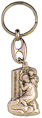 Saint Christopher Key Ring