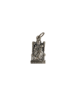 Our Lady of Walsingham Statue Oxidised Medal