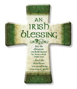 Porcelain Cross - Irish Blessing