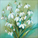 Large Napkins – Snowdrops in Winter