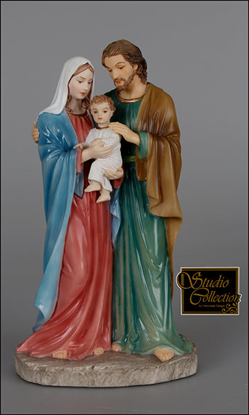Holy Family Veronese Resin Statue - 6 inch