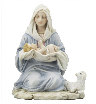 Veronese Resin Madonna & Child - 6 inch Statue