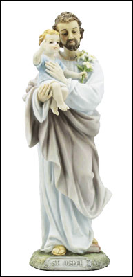 Veronese St. Joseph Resin Statue - 8 1/4 inch