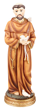 Saint Francis Renaissance Statue - 5 inch