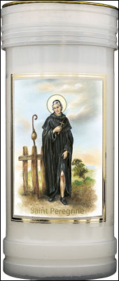 Saint Peregrine Candle