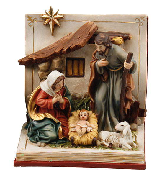 Holy Family Resin Nativity Statue  - 4 Figures