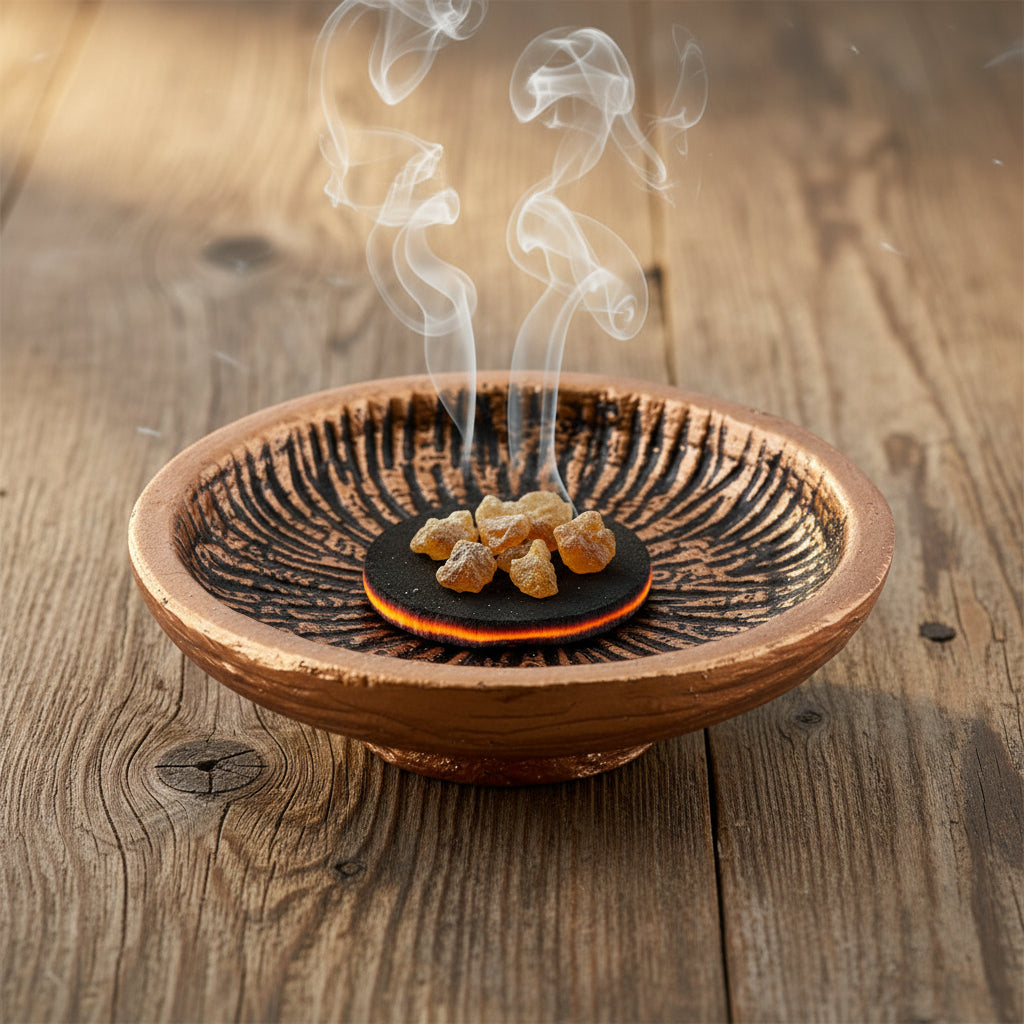 Ceramic bowl with decorative pattern on a white background
