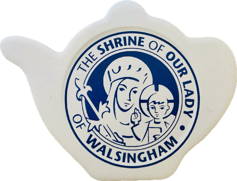 Our Lady of Walsingham Ceramic Teabag Tidy