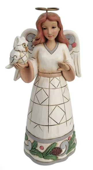 White Woodland Angel