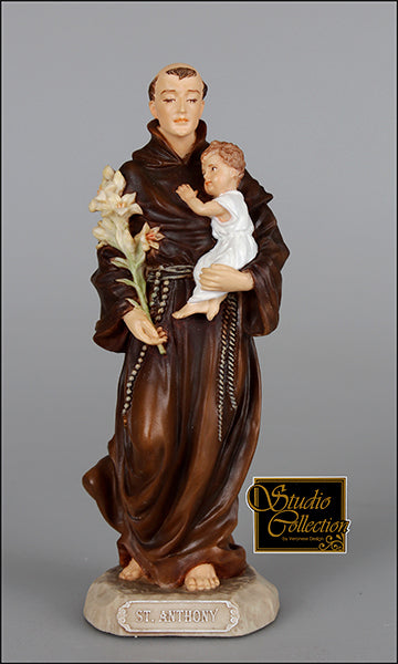 Saint Anthony Veronese Resin Statue - 6 inch