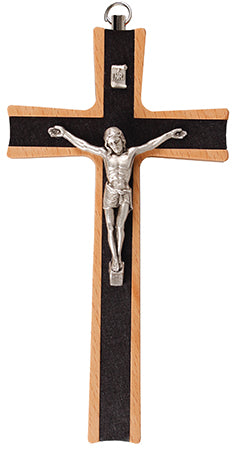 Beech Wood Hanging Crucifix 6" | Crosses &amp; Crucifixes | The Shrine Shop