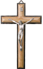 Olive Wood Hanging Crucifix | Crosses &amp; Crucifixes | The Shrine Shop