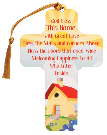 Wood Cross &ndash; Bless this House | Crosses &amp; Crucifixes | The Shrine Shop