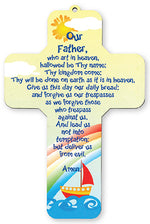 Wood Cross &ndash; Our Father | Childrens &amp; Youth | The Shrine Shop