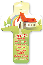 Wood Cross &ndash; Father in Heaven | Childrens &amp; Youth | The Shrine Shop