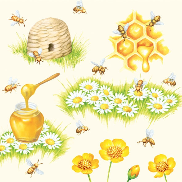 Large Napkins – Bee