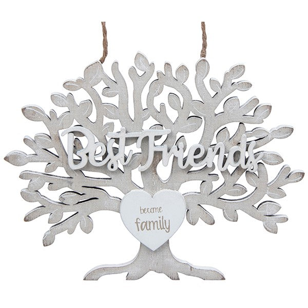Family Tree Hanging Plaque – Best Friends