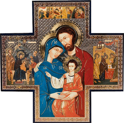 Holy Family Cross Icon | Statues &amp; Icons | The Shrine Shop