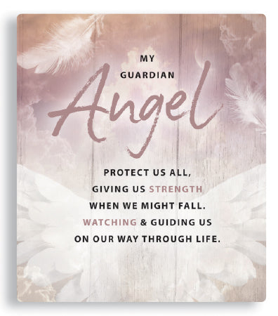 Porcelain Plaque &ndash; Guardian Angel | Gifts | The Shrine Shop