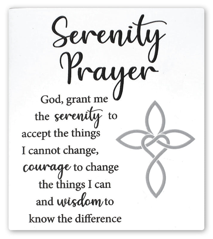 Ceramic Plaque - Serenity Prayer