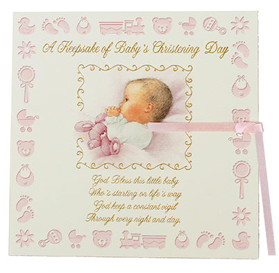 Card &ndash;  Christening Keepsake Girl | Greetings Cards &amp; Stationery | The Shrine Shop