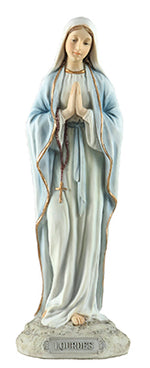 Veronese Resin Lourdes Statue 8 "