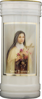 Saint Theresa Candle