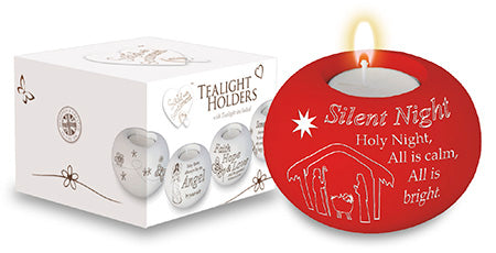 Silent Night Candle Holder