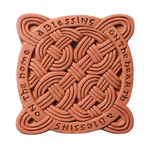Terracotta Wall Tile – Celtic Blessing