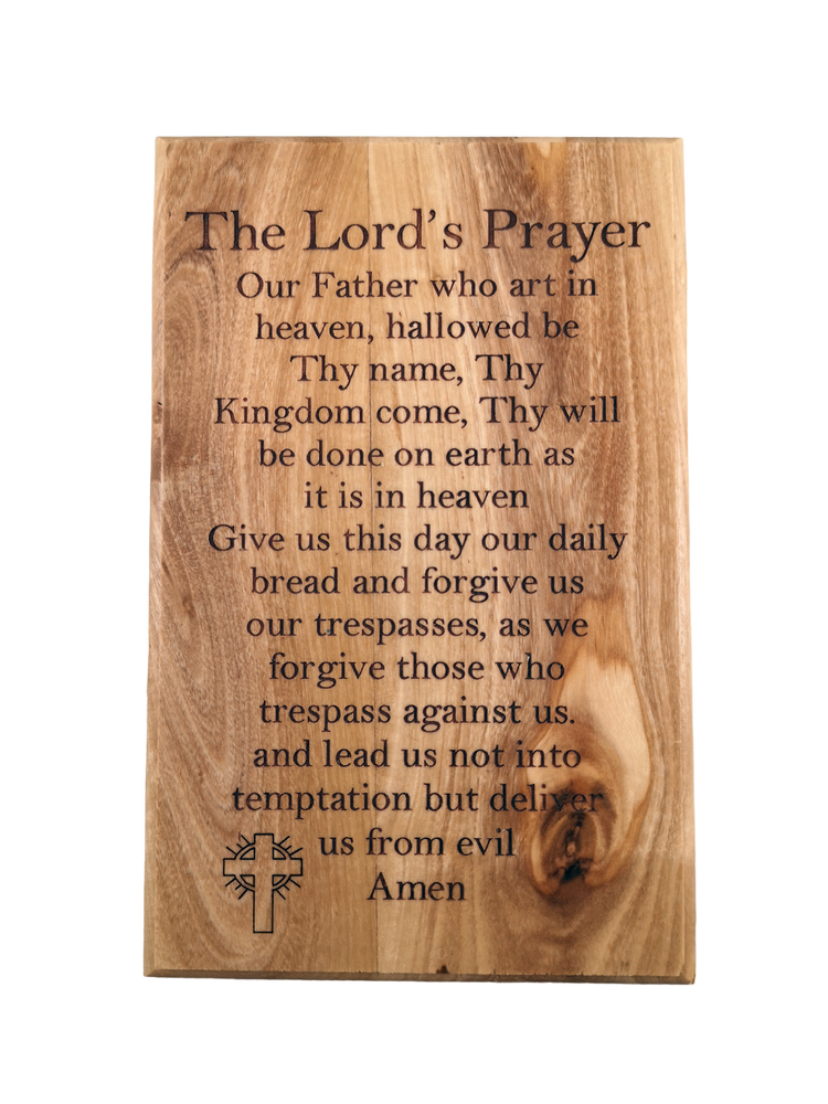 Our Father Plaque