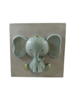 Pastel Elephant Plaque