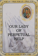 Our Lady of Perpetual Help Prayer Card | Rosaries &amp; Prayer Cards | The Shrine Shop