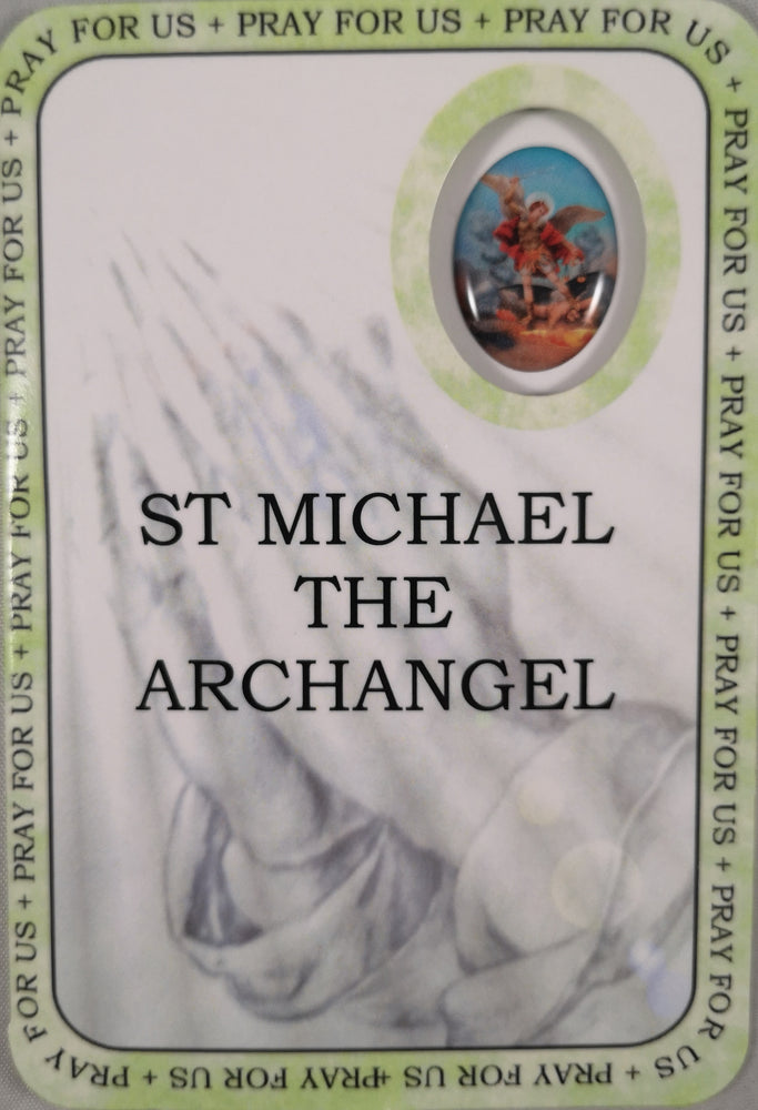 Saint Michael the Archangel Prayer Card | Rosaries &amp; Prayer Cards | The Shrine Shop