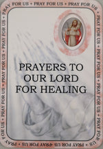Prayers to Our Lord for Healing Prayer Card