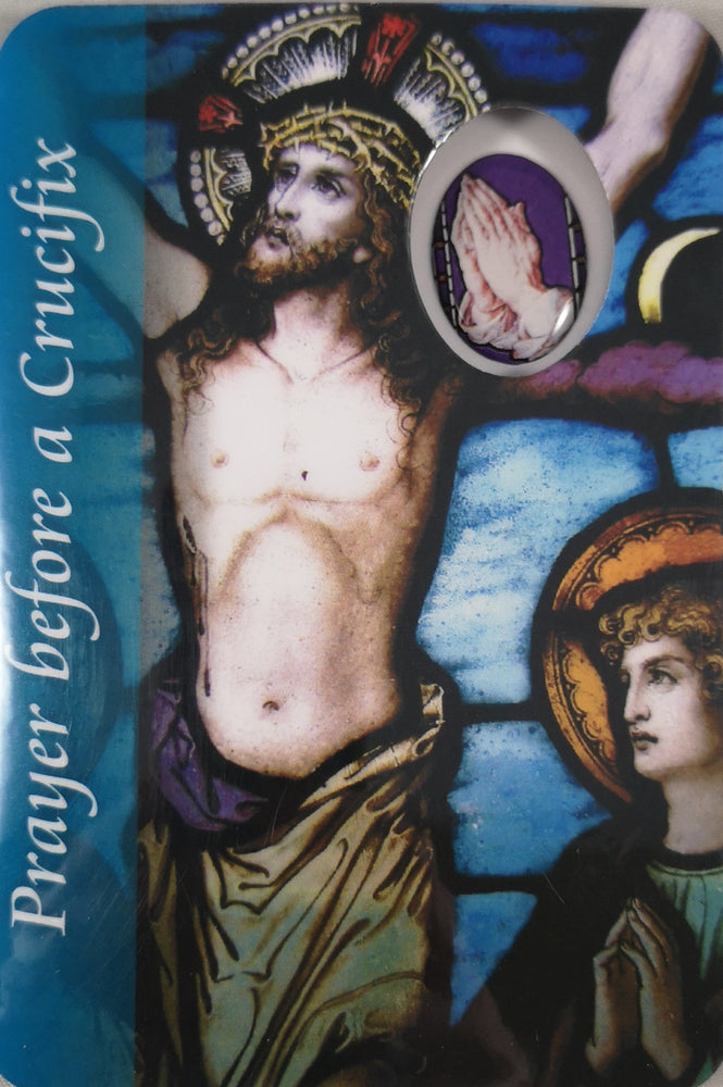 Prayer before a Crucifix Prayer Card | Rosaries &amp; Prayer Cards | The Shrine Shop