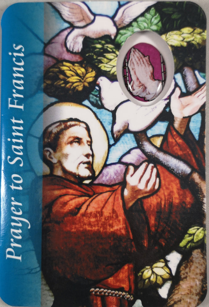 Prayer to Saint Francis Prayer Card | Rosaries &amp; Prayer Cards | The Shrine Shop