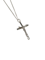 Sterling Silver Small Crucifix Necklace