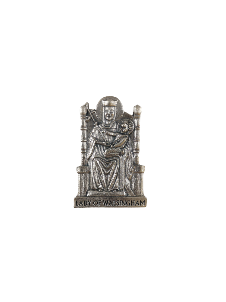 Metal Our Lady of Walsingham Statue Medal
