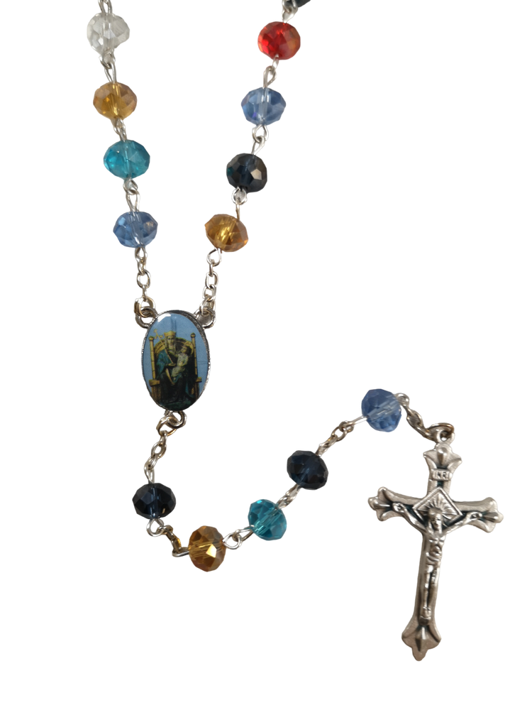 Crystal Multicoloured Rosary