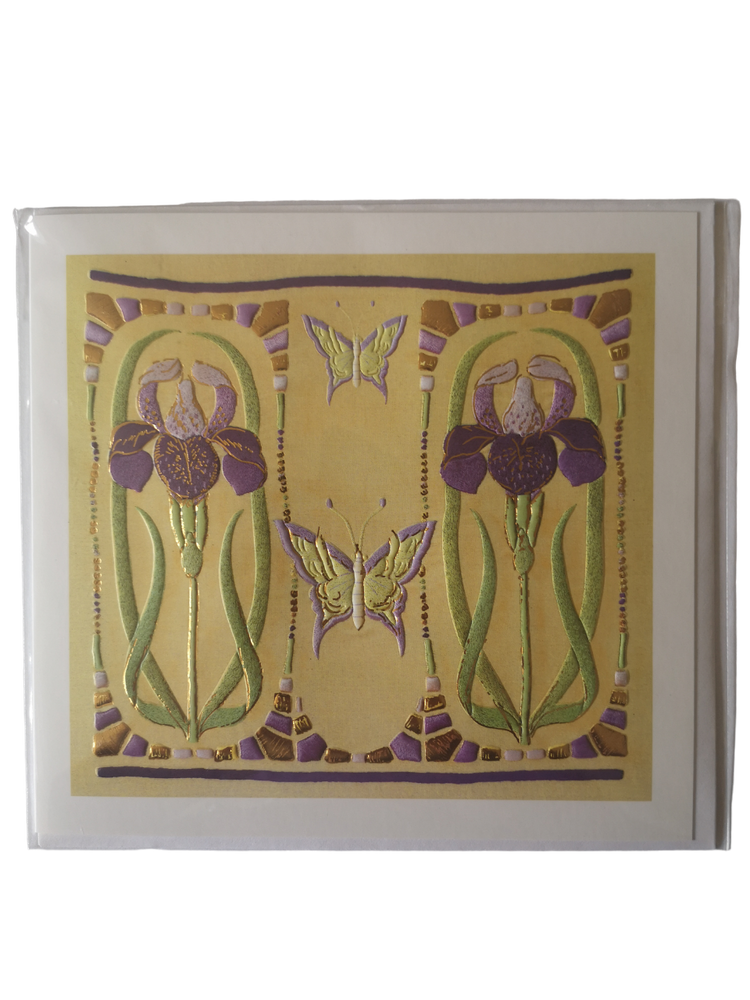 Card – Purple Irises