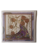 Card – Lady with Roses