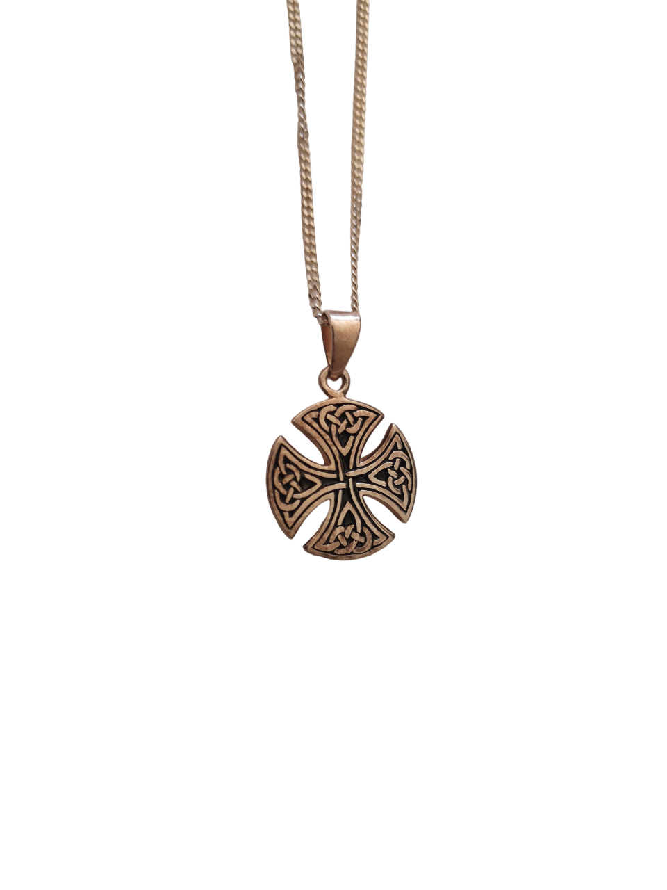 Celts, celtic cross pendant silver