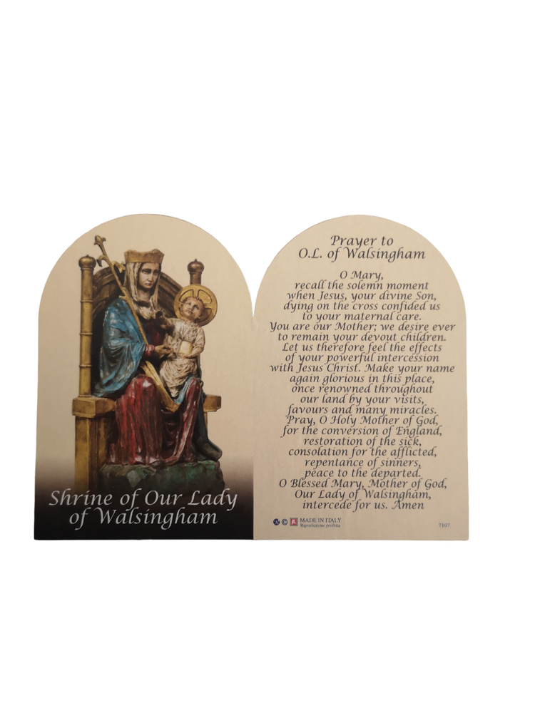 Our Lady of Walsingham Icon with Prayer